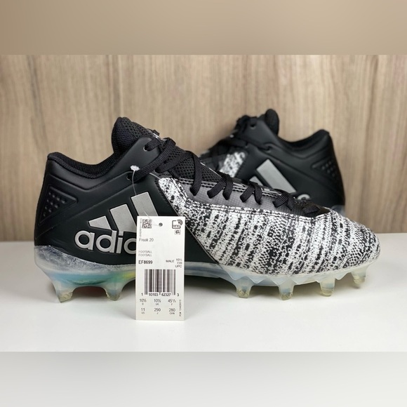 Adidas Freak Carbon 20 Football Cleats White Silver Black EF8699 Men’s Size 11 - Picture 6 of 9